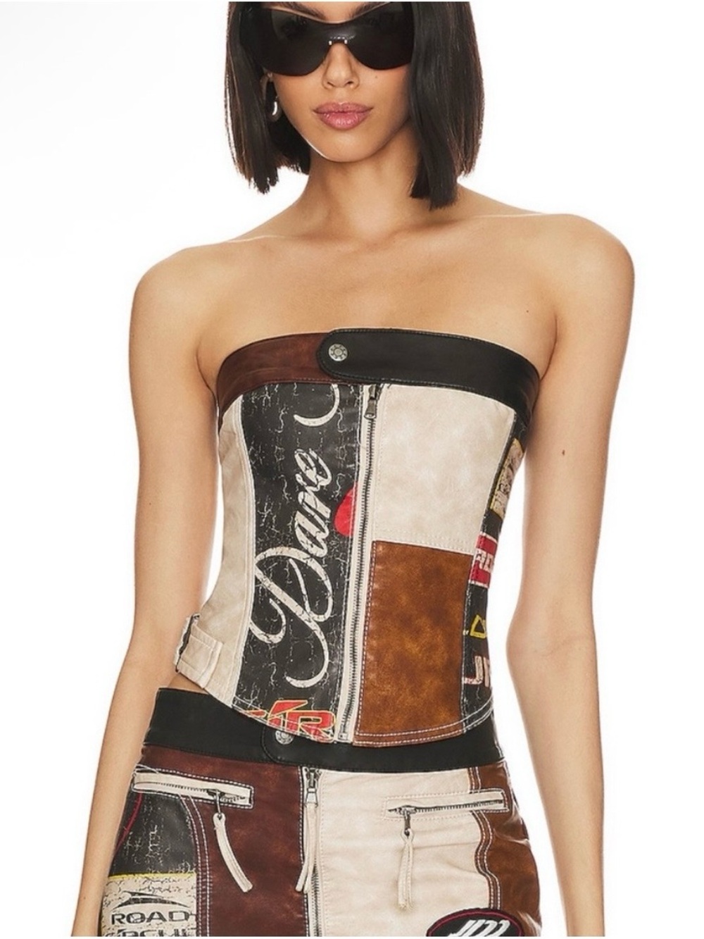 Jaded London Patchwork Top